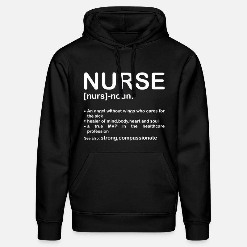 infirmier - Sweat à capuche bio DRUMMER Stanley/Stella Unisexe - noir