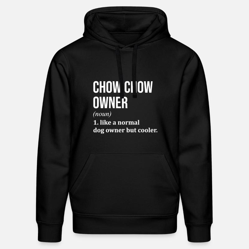 Chow Chow - Sweat à capuche bio DRUMMER Stanley/Stella Unisexe - noir