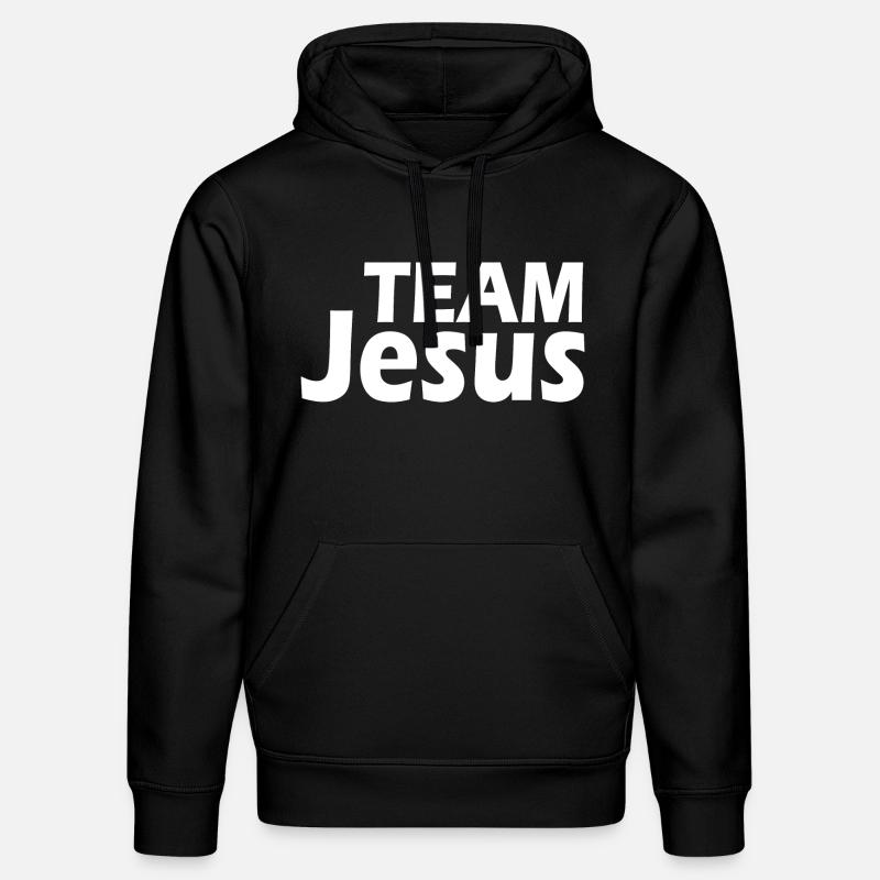 Team jesus - Sweat à capuche bio DRUMMER Stanley/Stella Unisexe - noir