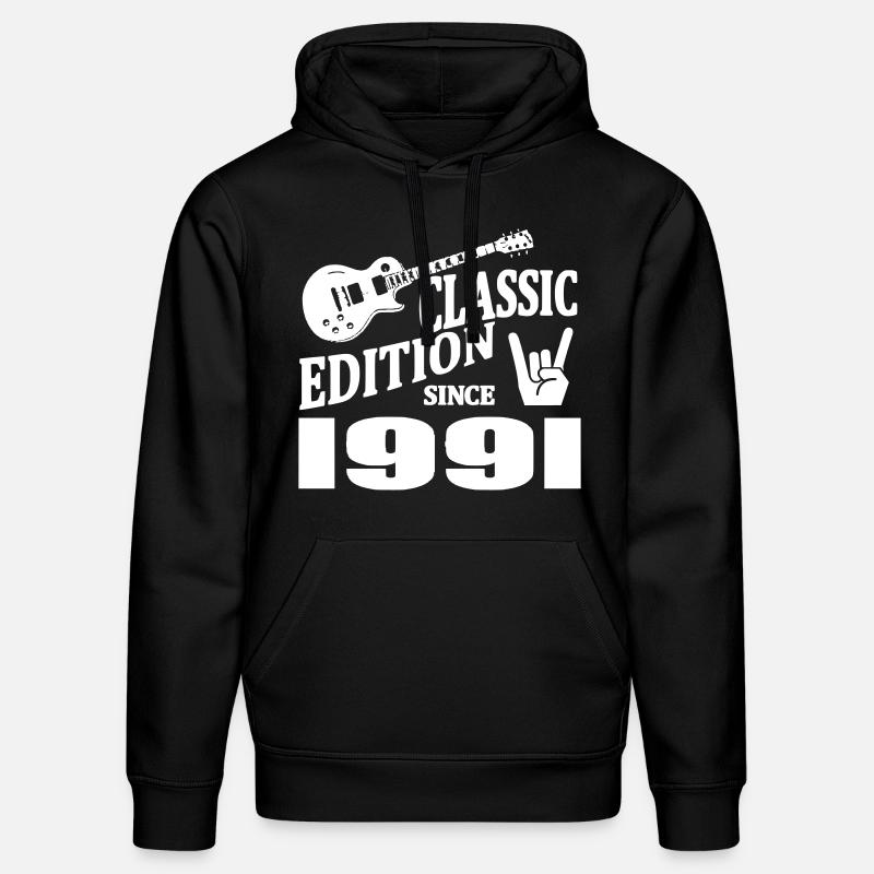 Edition classique depuis 1991 - Sweat à capuche bio DRUMMER Stanley/Stella Unisexe - noir