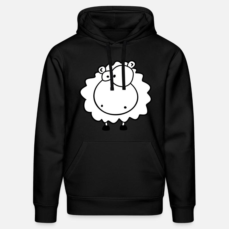 Kleines kuschel Schäfchen - Stanley/Stella Unisex Bio-Hoodie DRUMMER  - Schwarz