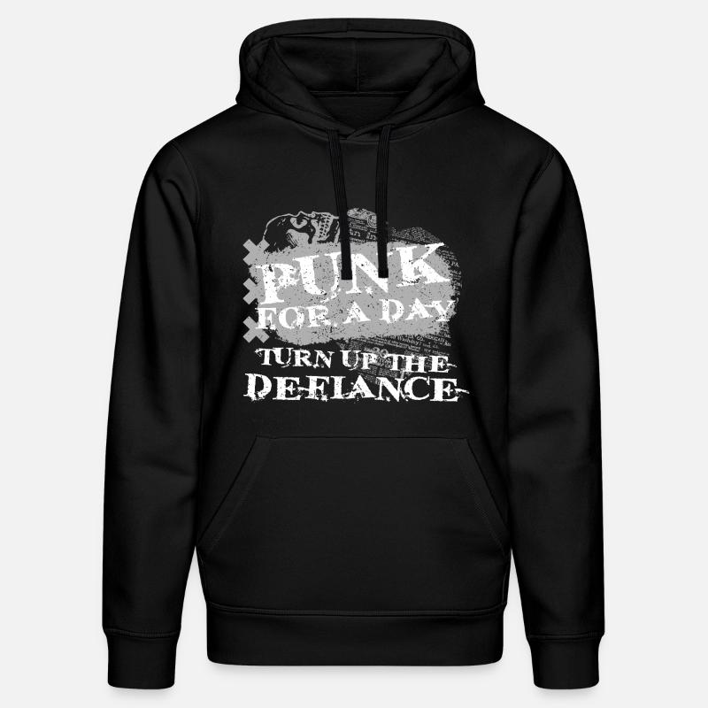 Punk Pour Un Jour - Sweat à capuche bio DRUMMER Stanley/Stella Unisexe - noir