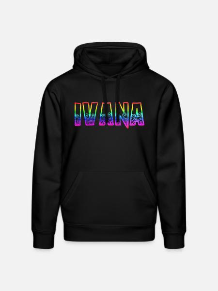 Ivana RS Rainbow - Stanley/Stella DRUMMER Unisex Organic Hoodie - black