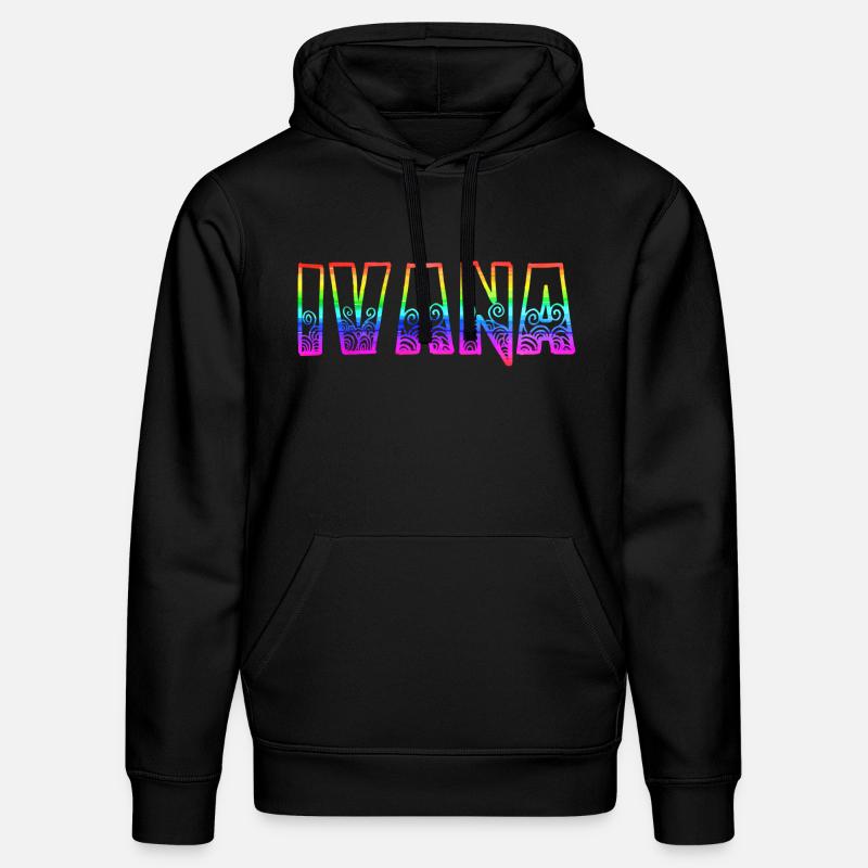 ivana rs regenbogen - Stanley/Stella Unisex Bio-Hoodie DRUMMER  - Schwarz