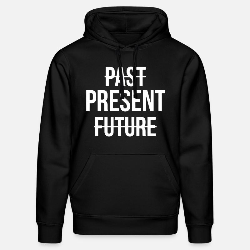 VIVRE DANS LE MOMENT PRÉSENT - Sweat à capuche bio DRUMMER Stanley/Stella Unisexe - noir