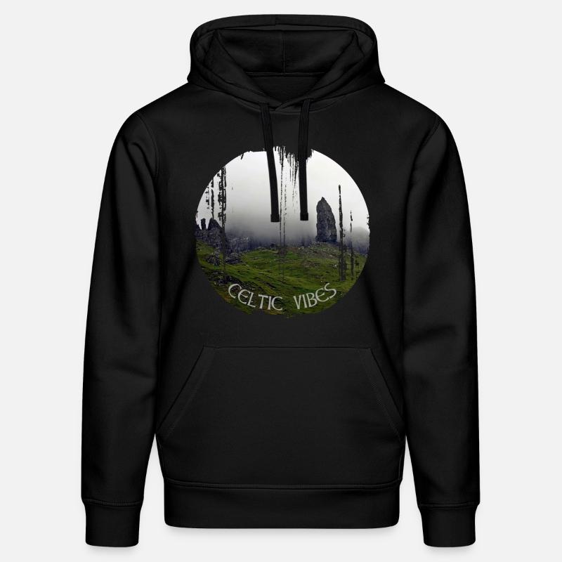 celtes 2 - Sweat à capuche bio DRUMMER Stanley/Stella Unisexe - noir