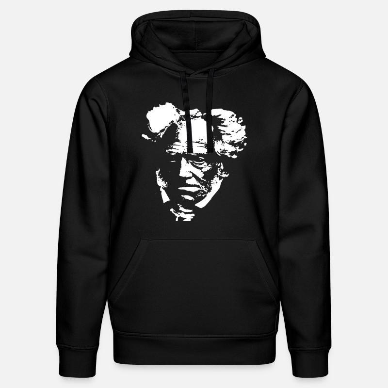 Arthur Schopenhauer - Sweat à capuche bio DRUMMER Stanley/Stella Unisexe - noir
