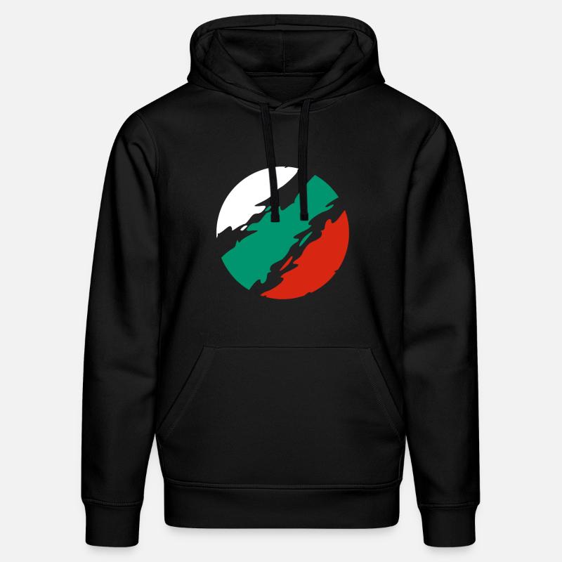 Drapeau de la Bulgarie - Sweat à capuche bio DRUMMER Stanley/Stella Unisexe - noir
