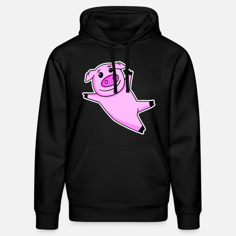 Cochon mignon - Sweat à capuche bio DRUMMER Stanley/Stella Unisexe - noir