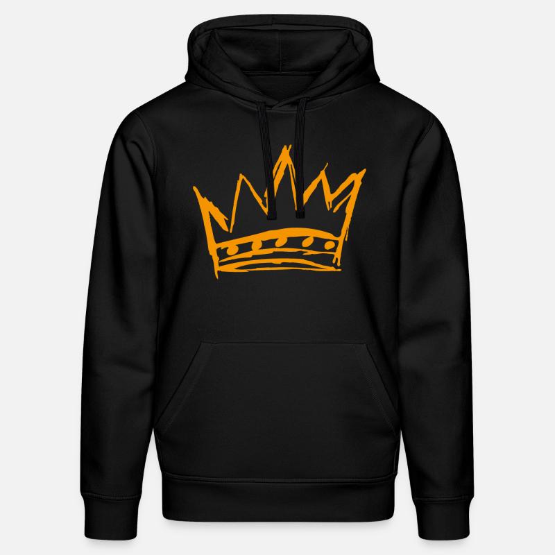 La couronne du style - Sweat à capuche bio DRUMMER Stanley/Stella Unisexe - noir