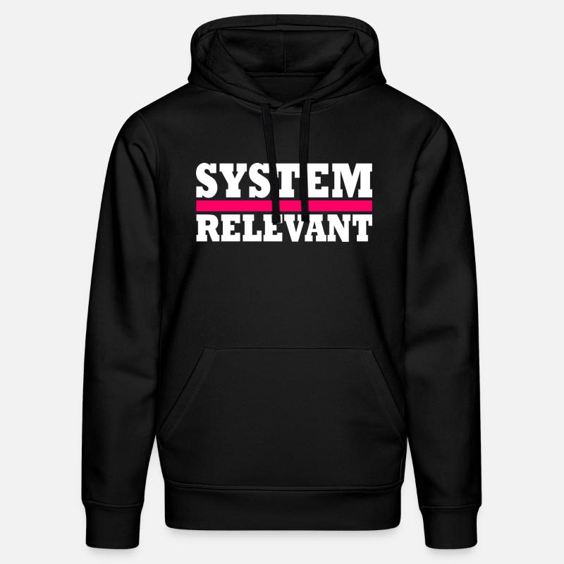 System relevant - Stanley/Stella Unisex Bio-Hoodie DRUMMER  - Schwarz