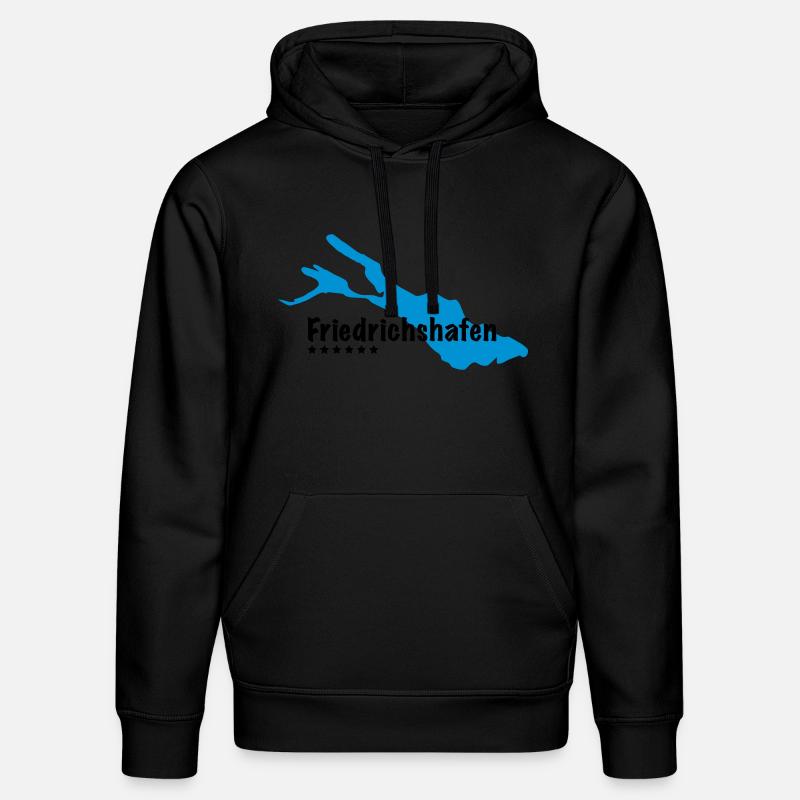 Friedrichshafen Bodensee - Sweat à capuche bio DRUMMER Stanley/Stella Unisexe - noir