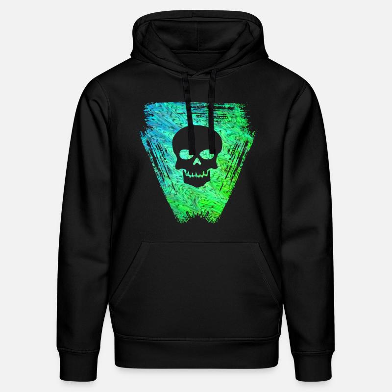 Crâne 2 E 5 - Sweat à capuche bio DRUMMER Stanley/Stella Unisexe - noir