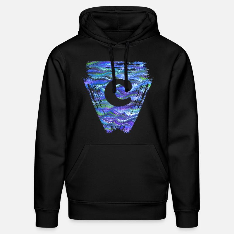 Triangle E 103 C - Sweat à capuche bio DRUMMER Stanley/Stella Unisexe - noir