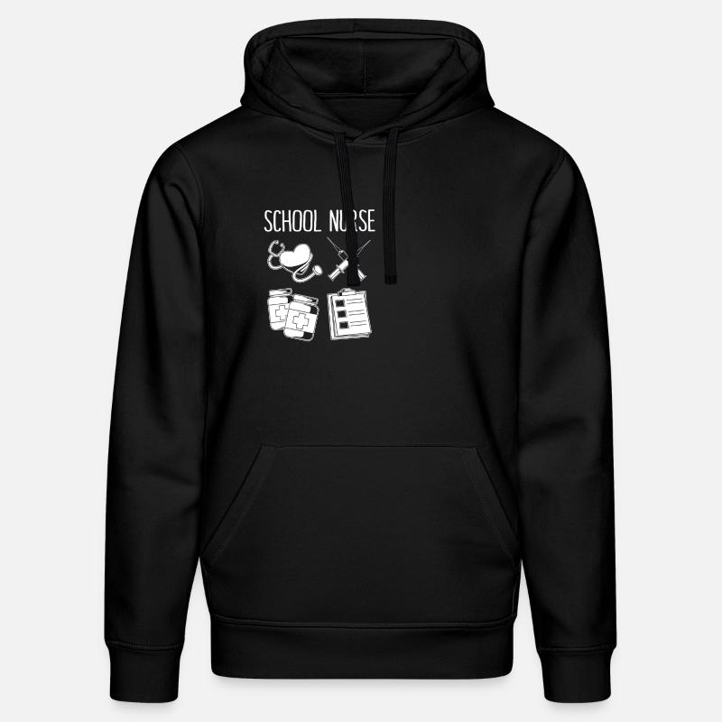 École d’infirmières - Sweat à capuche bio DRUMMER Stanley/Stella Unisexe - noir