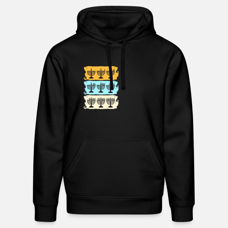 Hanoukka Hanoukka Hanoukka - Sweat à capuche bio DRUMMER Stanley/Stella Unisexe - noir