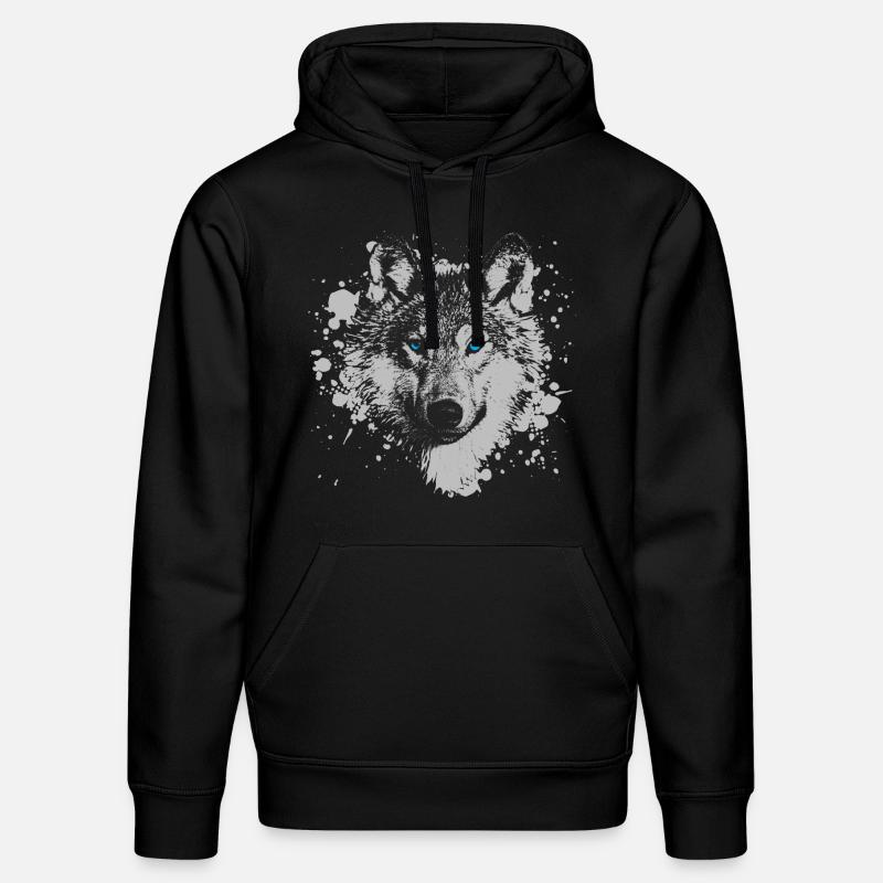 mystique Wolf Pack - Sweat à capuche bio DRUMMER Stanley/Stella Unisexe - noir