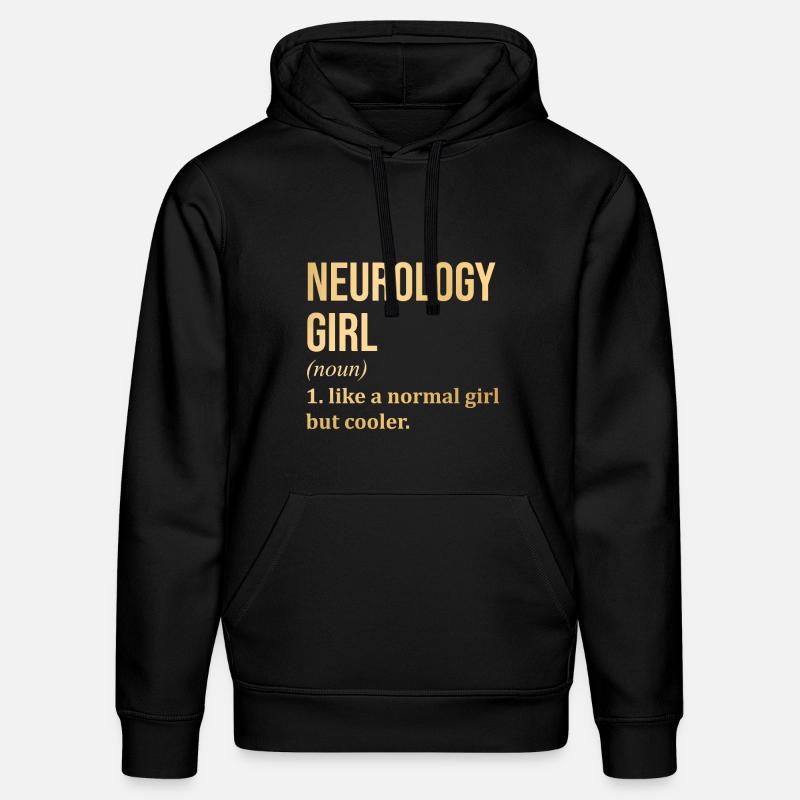 neurologie - Sweat à capuche bio DRUMMER Stanley/Stella Unisexe - noir