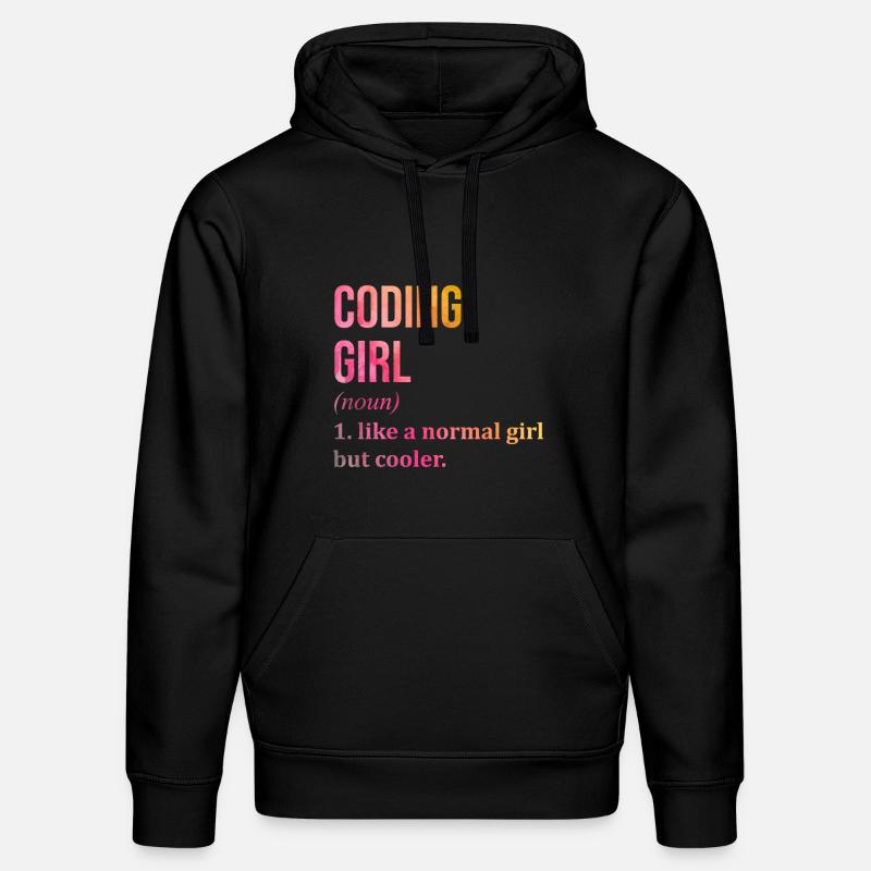 Codierung - Stanley/Stella Unisex Bio-Hoodie DRUMMER  - Schwarz