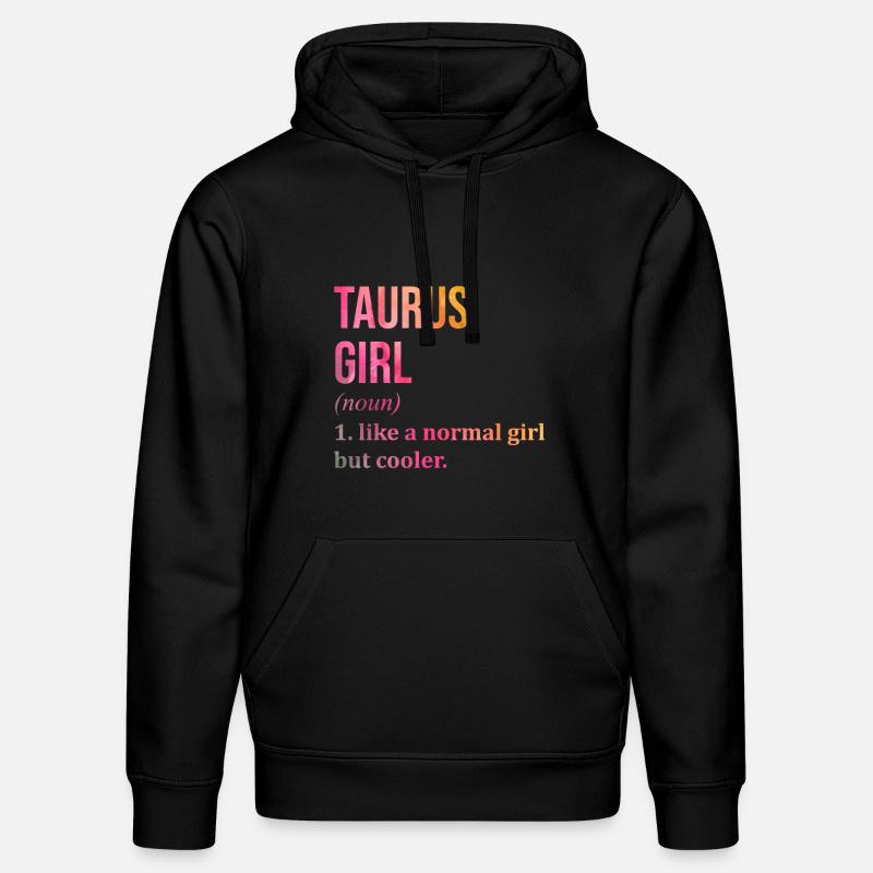 Taureau - Sweat à capuche bio DRUMMER Stanley/Stella Unisexe - noir