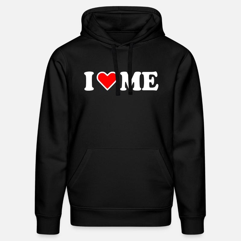 I love me - Sweat à capuche bio DRUMMER Stanley/Stella Unisexe - noir