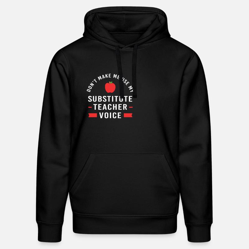 Enseignant suppléant Enseignant suppléant - Sweat à capuche bio DRUMMER Stanley/Stella Unisexe - noir