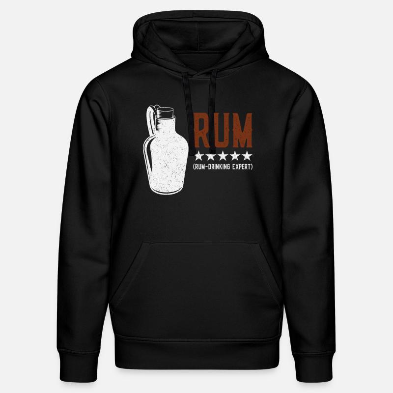 Rhum - Drinking Expert Rumtrinker - Sweat à capuche bio DRUMMER Stanley/Stella Unisexe - noir