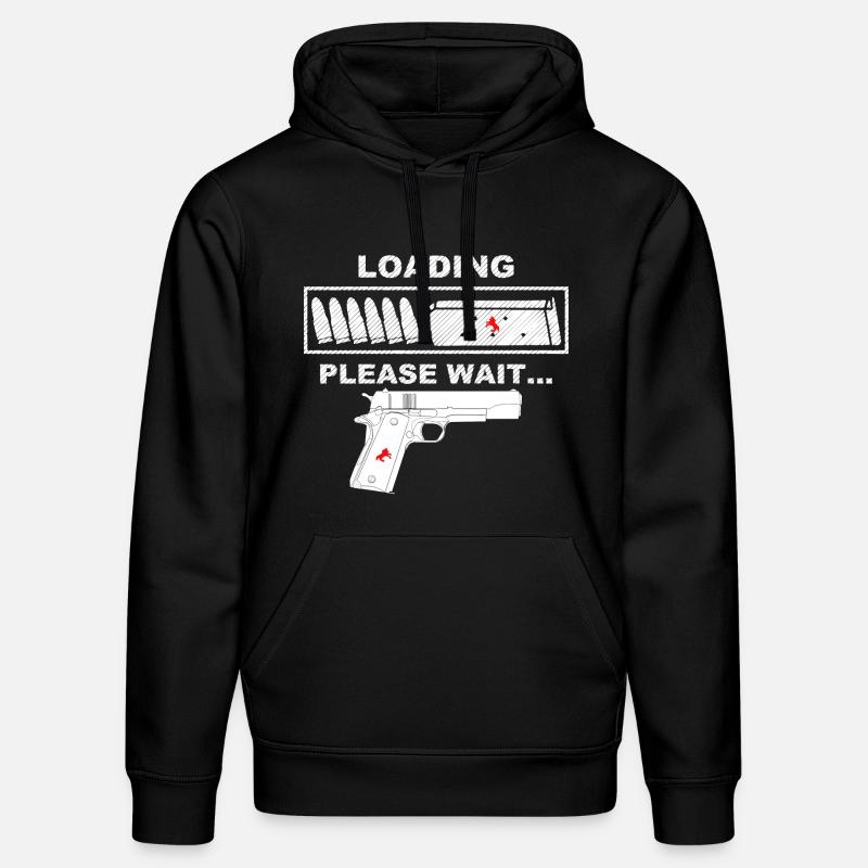 Propriétaire d’armes, 9mm - Sweat à capuche bio DRUMMER Stanley/Stella Unisexe - noir