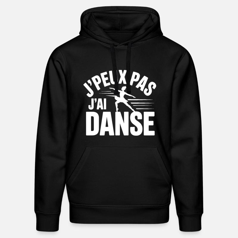 J'Peux Pas J'Ai Danse - Sweat à capuche bio DRUMMER Stanley/Stella Unisexe - noir