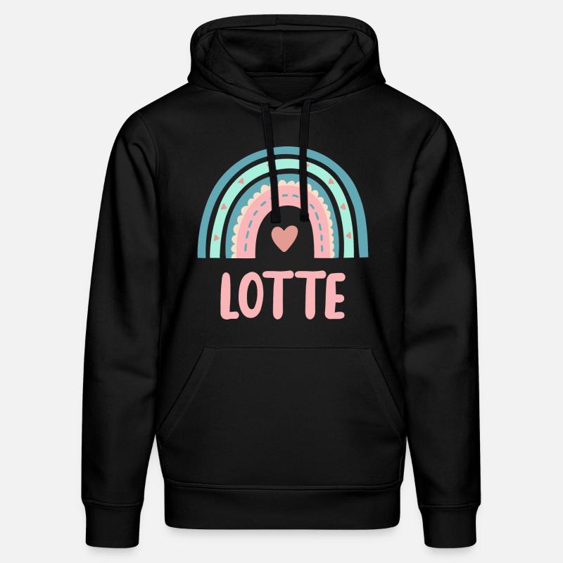 Lotte Nom Rainbow Baby - Sweat à capuche bio DRUMMER Stanley/Stella Unisexe - noir
