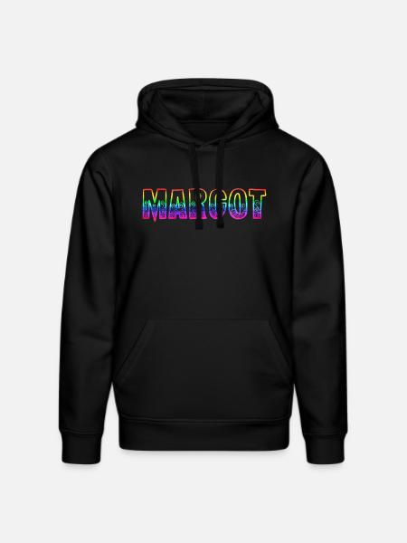 margot rs rainbow - Stanley/Stella DRUMMER Unisex Organic Hoodie - black