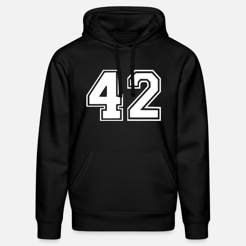 42 - Stanley/Stella Unisex Bio-Hoodie DRUMMER  - Schwarz