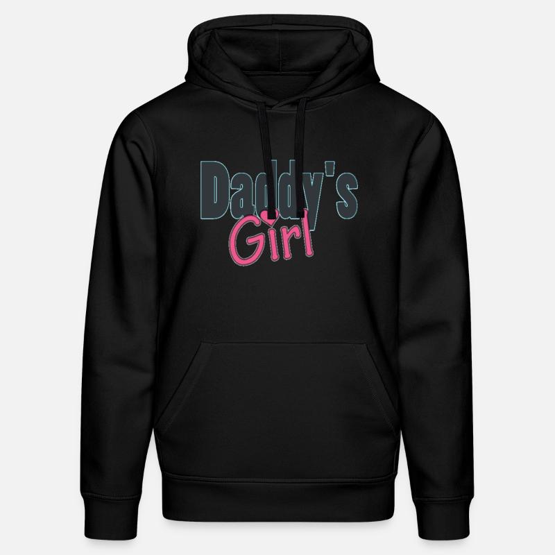 daddy's girl - Sweat à capuche bio DRUMMER Stanley/Stella Unisexe - noir