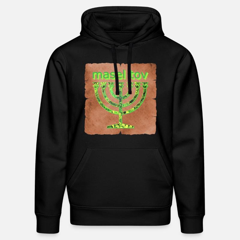 masel tov e 35 - Stanley/Stella Unisex Bio-Hoodie DRUMMER  - Schwarz