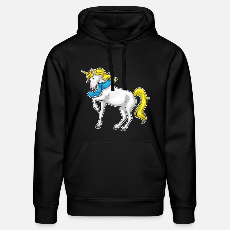 Foulard licorne - Sweat à capuche bio DRUMMER Stanley/Stella Unisexe - noir