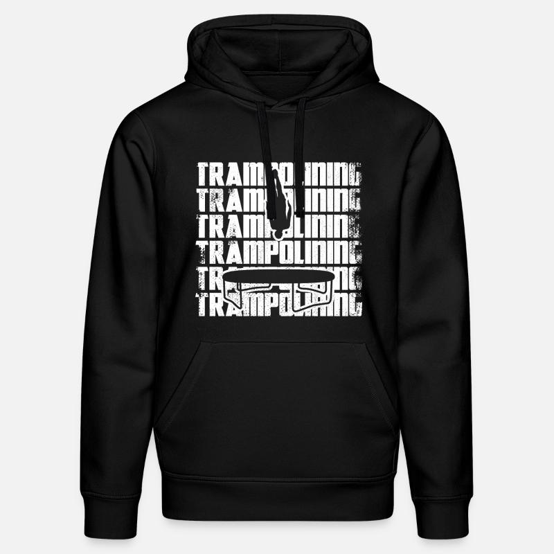 Drôle de pull trampoline - Sweat à capuche bio DRUMMER Stanley/Stella Unisexe - noir