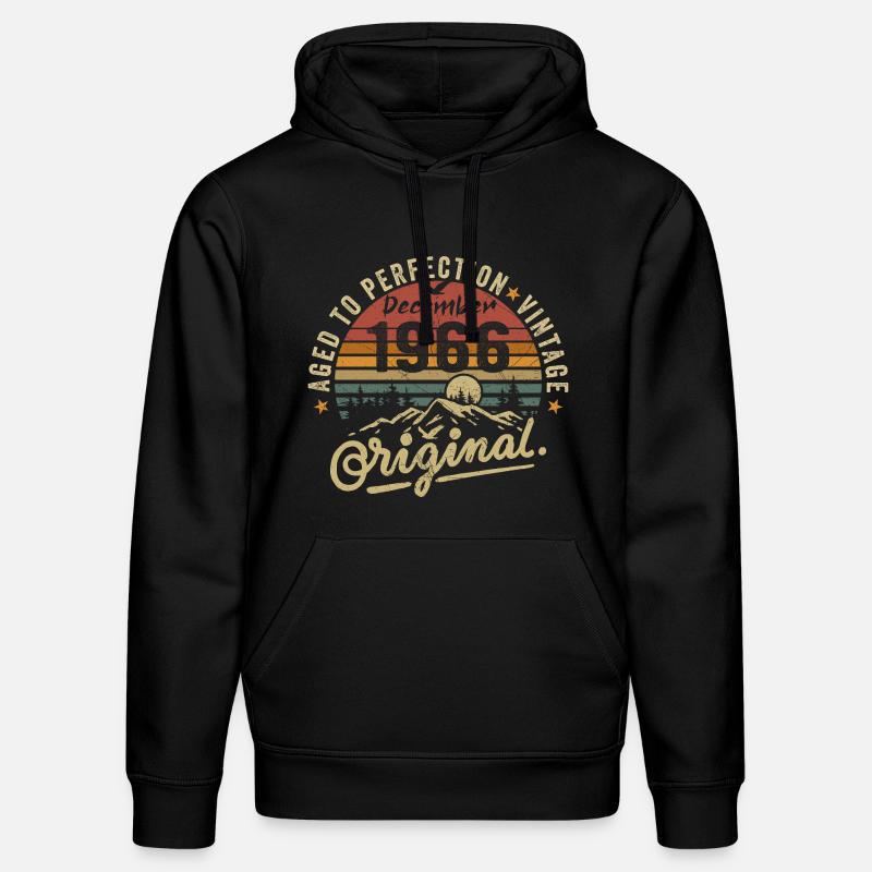 Legenden wurden im Dezember 1966 - Stanley/Stella Unisex Bio-Hoodie DRUMMER - Schwarz