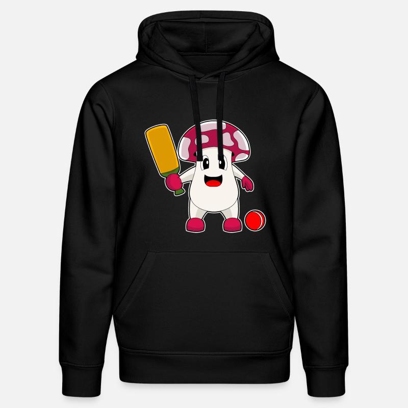 Champignon Cricket Cricket Bat - Sweat à capuche bio DRUMMER Stanley/Stella Unisexe - noir