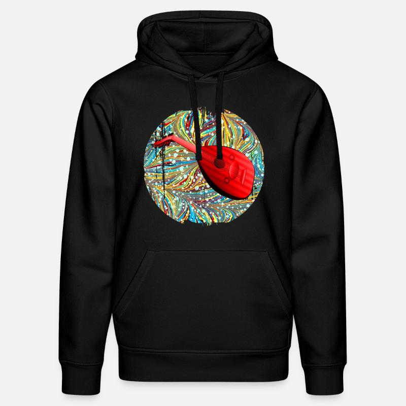 mandoline e 201 - Stanley/Stella Unisex Bio-Hoodie DRUMMER  - Schwarz