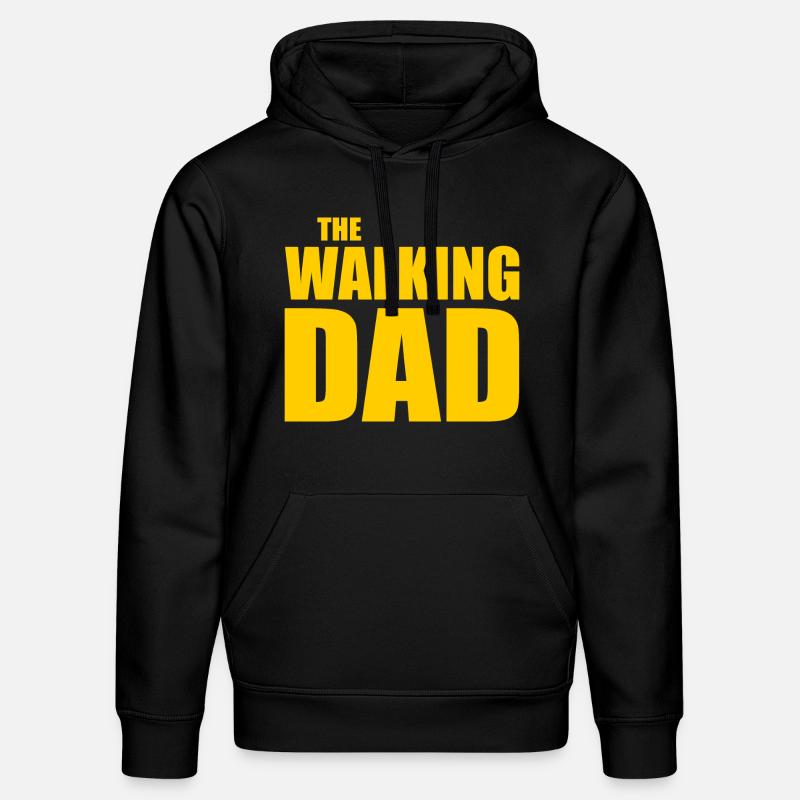 The walking dad - Sweat à capuche bio DRUMMER Stanley/Stella Unisexe - noir