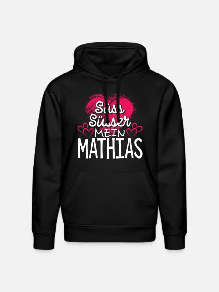 MATHIAS - süss - Stanley/Stella Unisex Bio-Hoodie DRUMMER  - Schwarz