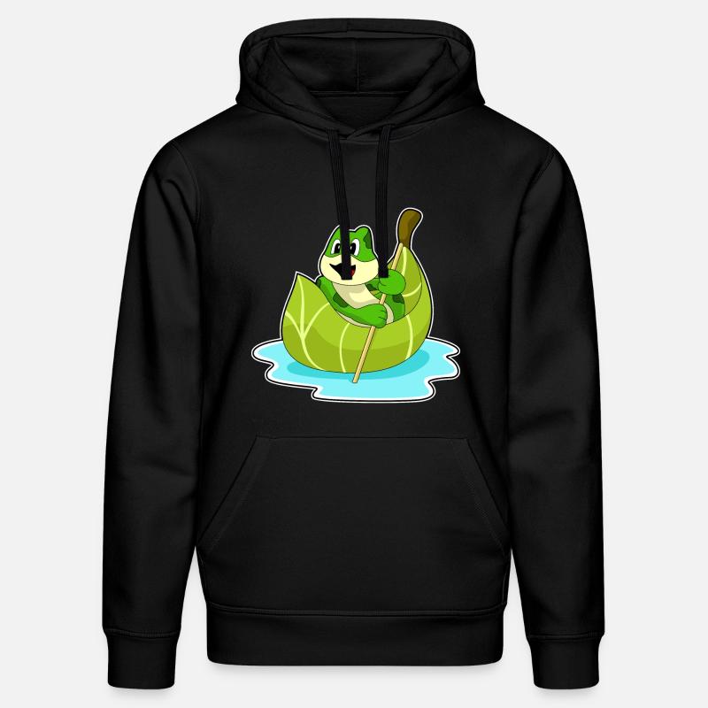 Bateau grenouille - Sweat à capuche bio DRUMMER Stanley/Stella Unisexe - noir