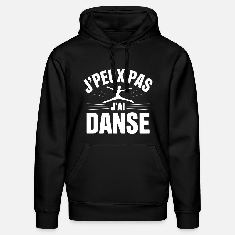 J'Peux Pas J'Ai Danse - Sweat à capuche bio DRUMMER Stanley/Stella Unisexe - noir