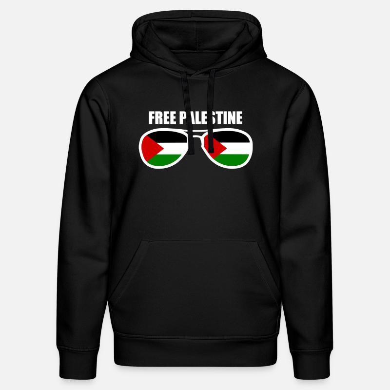 Free palestine - Sweat à capuche bio DRUMMER Stanley/Stella Unisexe - noir