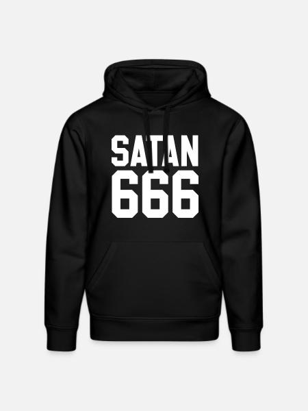Satan équipe - Sweat à capuche bio DRUMMER Stanley/Stella Unisexe - noir