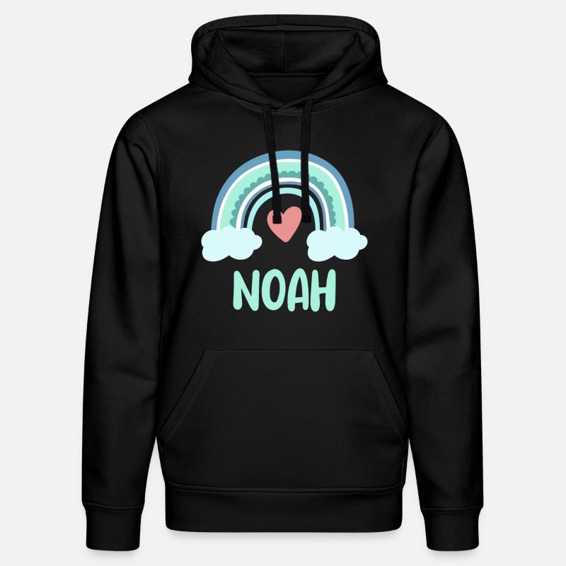 Noah Nom Rainbow Baby - Sweat à capuche bio DRUMMER Stanley/Stella Unisexe - noir