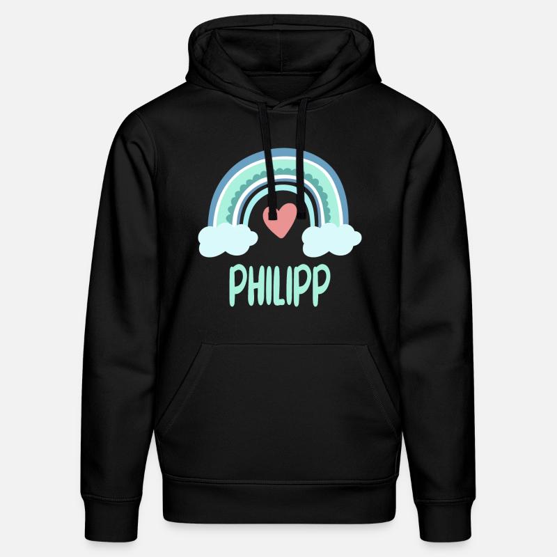 Phillip Nom Rainbow Baby - Sweat à capuche bio DRUMMER Stanley/Stella Unisexe - noir