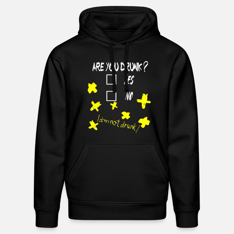 I am not Drunk - Sweat à capuche bio DRUMMER Stanley/Stella Unisexe - noir