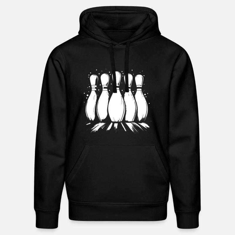 Quilles de bowling - Sweat à capuche bio DRUMMER Stanley/Stella Unisexe - noir