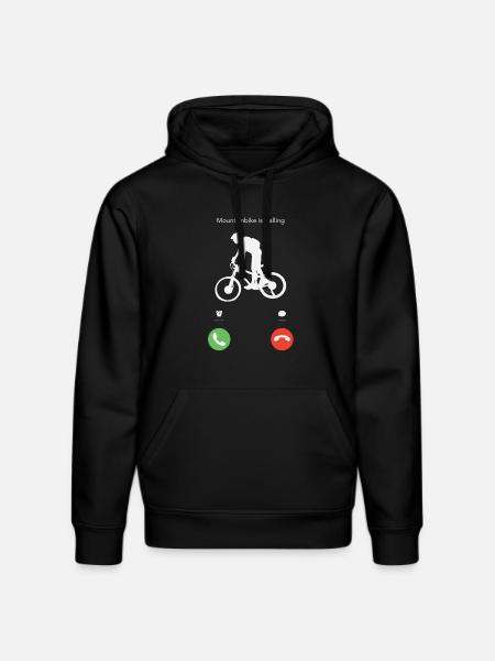 My mountain calls - Stanley/Stella DRUMMER Unisex Organic Hoodie - black